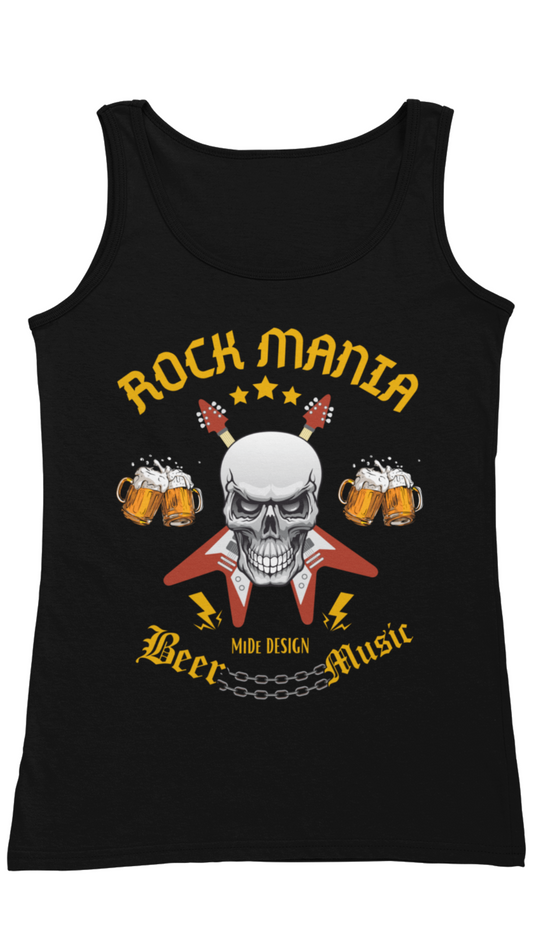 Rock Mania - Beer Music Tanktop Damen