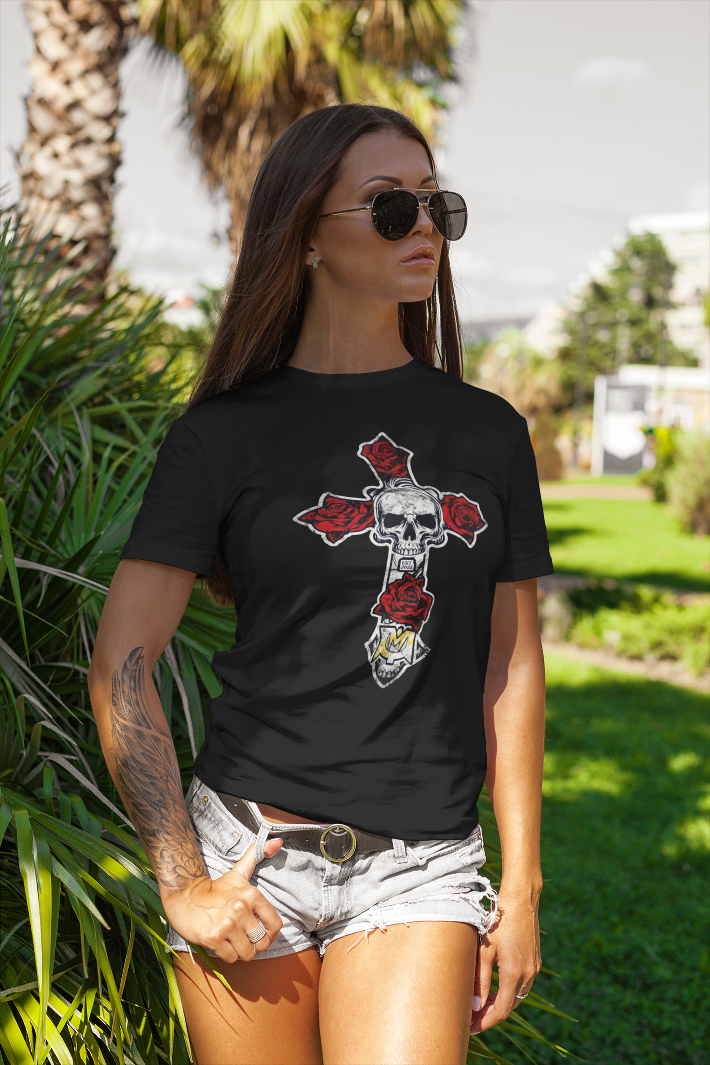 Skull Cross Damen